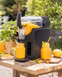 APARAT ZA SLUSHY NAPITKE SIMPEX COLOR 36625 snaga: 200 W, zapremina 1,4 L, kompresorski sustav hlađenja, 35 minuta za pripremu 170 ml, 6 načina rada 1 kom