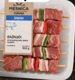 Svježi svinjski ražnjići