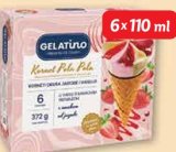 GELATINO Sladoled kornet čokolada-vanilija ili jagoda-vanilija MPC 02.05.2025. = 3,39 € 1 l = 3,77 €