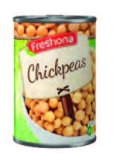 FRESHONA Slanutak u slanoj vodi 240 g (ocijeđene mase)