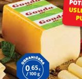 Sir Gouda polutvrdi TOP cijena! Već od HIT cijena! 100 g MPC 02.05.2025. = 6,39 € 1 kg = 4,50 €