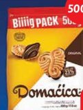 DOMAĆICA Keksi preliveni čokoladom XXL MPC 02.05.2025. = 4,99 € 1 kg = 7,98 €