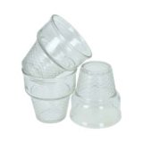 SET ČAŠA ZA SLADOLED 230 ml staklene 3 komada u setu 1 set
