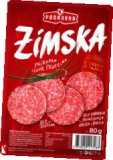 Podravka ČAJNA SALAMA, KULEN, ZIMSKA SALAMA narezak 80 g