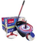 SET ZA PRANJE PODA TURBO EASY WRING&CLEAN sadrži okrugli brisač poda i kantu sa ocjeđivačem pedala pogon 1 set