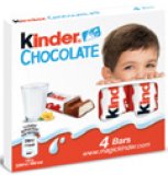 ČOKOLADA KINDER odabrane vrste od 50 g do 150 g