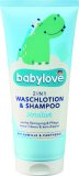 Babylove 2u1 losion za kupanje i šampon sensitive, 200 ml