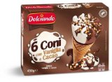 KORNETI VANILIJA I KAKAO 6 KOM 450 g