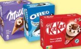 KIT KAT, MILKA ILI OREO Sladoled kornet 4 x 100 ml