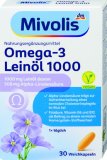 Mivolis Omega-3 laneno ulje 1000 mg, kapsule, 30 kom.
