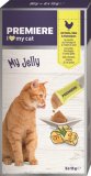 PREMIERE MY JELLY piletina, sir i mačja metvica ili tuna i rajčica 6x15 g