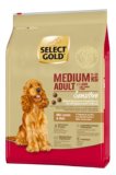SELECT GOLD SENSITIVE MEDIUM ADULT za srednje velike pasmine s intolerancijom na sastojke, janjetina i riža 12 kg