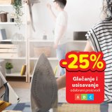 -25% na odabrane proizvode za glačanje i usisavanje