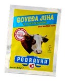 Podravka INSTANT JUHA kokošja s tjesteninim, 62 g, 12,74 €/kg goveđa s tjesteninom, 65 g, 12,15 €/kg