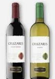 CRUZARES Bijelo ili crno kvalitetno vino 0,75