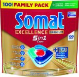 Somat* Excellence Premium 5u1 kapsule za strojno pranje posuđa, 100kom