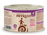 PETKULT Konzerva Mini JUNIOR, s pačetinom, GF, za štence malih...