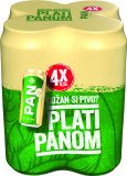 Pivo svijetlo 4,8% alk. 4/1 Pan, 2 l (4 x 500 ml)