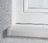 PROZORSKA KLUPČICA PVC bijela, 15 cm, unutarnja