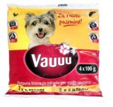 Vauuu MOKRA HRANA ZA PSE perad/jetra mali pas 2x2x100 g