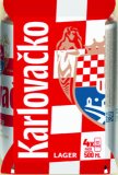Pivo Karlovačko Limenka 4 x 500 ml