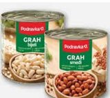 PODRAVKA Grah smeđi ili bijeli *ocijeđena masa 460 g 800 g