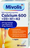 Tablete kalcij 600 + vitamini D3 + K Mivolis 30 kom.