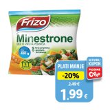 Minestrone, smrznuto Frizo 400 g