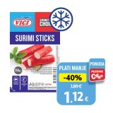 Surimi štapići raka, smrznuto Vici