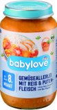 EKO kašica povrće s rižom i puretinom 8+ mj.,babylove 220 g