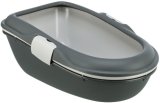 Trixie WC za mačke Berto s odvajanjem 39x22x59 cm, sivi