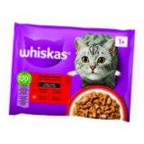 WHISKAS MOKRA HRANA ZA MAČKE 1+ klasični izbor 4x85 g