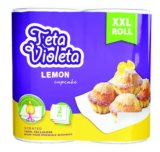 Teta Violeta PAPIRNATI RUČNIK lemon cheesecake 2 sloja, 2 role