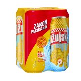 Pivo svijetlo 5% alk. 4/1 Ožujsko, 2 l (4 x 0,5 l)