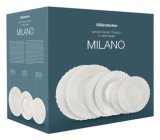 SET TANJURA MILANO opalno staklo 18 - dijelni set 1 set