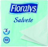 FLORALYS Salvete 50 listića 2-slojne Razne boje