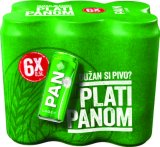 Pan PIVO zlatni, lager 6x0,5 l