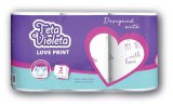 Ručnik papirnati love 3/1 Violeta, 1 pak, troslojni