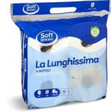 Soft Dream TOALETNI PAPIR DUGI 2 SLOJA, 600 LISTOVA, 4 ROLE