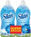 OMEKŠIVAČ ZA RUBLJE SILAN Fresh Sky ili Sensitive 2 x 1,67 L