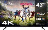 TV LED SMART TECH 43QH02V 4K UHD QLED Smart TV, YouTube, Netflix, Prime Video, Disney+ i druge aplikacije, energetski razred F 1 kom