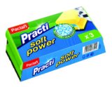 Paclan SPUŽVE Power soft, 3/1 kom
