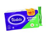 Violeta TOALETNI PAPIR kamilica, 3 sloja 16 rola