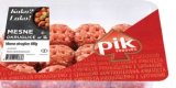 Mesne okruglice* Pik, 480 g, 1kg = 8,31 € MPC 23.9.2026.: 5,69 €