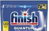 Tablete za perilicu posuđa Quantum Lemon, Finish, 120 kom, 1 kom = 0,17 € 1 pak, MPC 19.8.2026.: 21,99 €