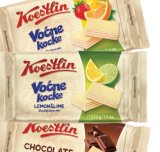 Napolitanke limun-limeta, voćne kocke, čokolada, Koestlin, 370 g, 1 kg = 5,11 € MPC 2.5.2025.: 3,59 €