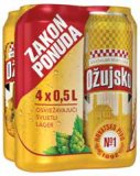 ZAKON PIVO OŽUJSKO 4x0,5 l
