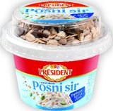 Posni sir s žitaricama President Odabrane vrste 195 g