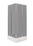 Tuš kabina Aquaart Gray kvadratna 80x80x205 cm