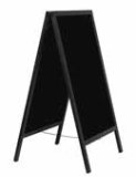 REKLAMNA PLOČA crna, smeđa 126x69 cm